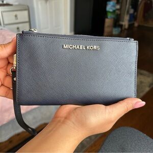 Michael Kors Women's Double Zip Wristlet